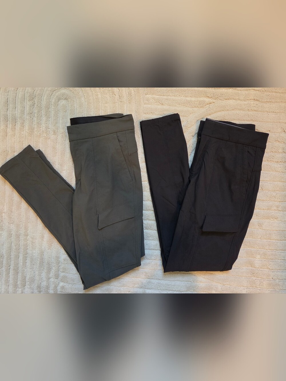 Athleta Wander Utility Pant Joggers - Olive/Gray & Black Size 2